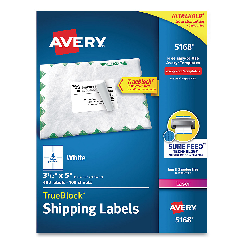 Avery 5168 Labels