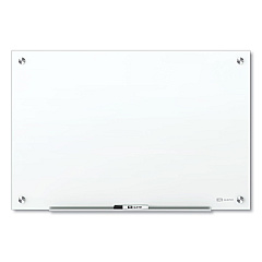Quartet Brilliance Glass Dry-Erase Boards, 72 x 48, White Surface (G27248W)