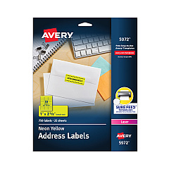 Avery 5972 High-Visibility ID Labels