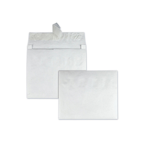 Survivor Open Side Expansion Mailers, Heavyweight Tyvek, #13 1/2, Square Flap, Redi-Strip Closure, 10 x 13, White, 100/Carton (R4430)