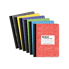 TOPS Composition Book, Wide/Legal Rule, Randomly Assorted Marble Covers, 9.75 x 7.5, 100 Sheets (63794)