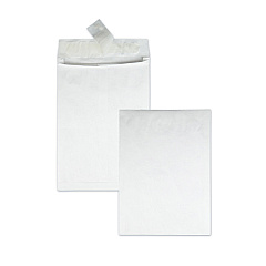 Survivor Open End Expansion Mailers, Heavyweight Tyvek, #13 1/2, Square Flap, Redi-Strip Closure, 10 x 13, White, 100/Carton (R4200)