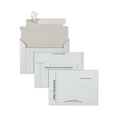Quality Park Disk/CD Foam-Lined Mailers, Square Flap, Redi-Strip Closure, 8.5 x 6, White, 25/Box (E7265)