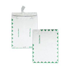 Survivor Catalog Mailers, Lightweight Tyvek, #13 1/2, Square Flap, Redi-Strip Closure, 10 x 13, White, 100/Box (R1590)