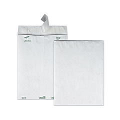 Survivor Catalog Mailers, Lightweight Tyvek, #12 1/2, Square Flap, Redi-Strip Closure, 9.5 x 12.5, White, 100/Box (R1520)