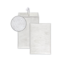 Survivor Bubble Mailer of DuPont Tyvek, #0, Air Cushion Lining, Redi-Strip Closure, 6.5 x 9.5, White, 25/Box (R7501)