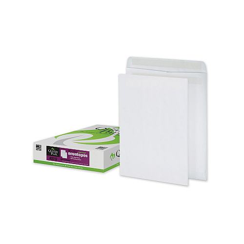 Quality Park Redi-Seal Catalog Envelope, #13 1/2, Cheese Blade Flap, Redi-Seal Closure, 10 x 13, White, 100/Box (43717)
