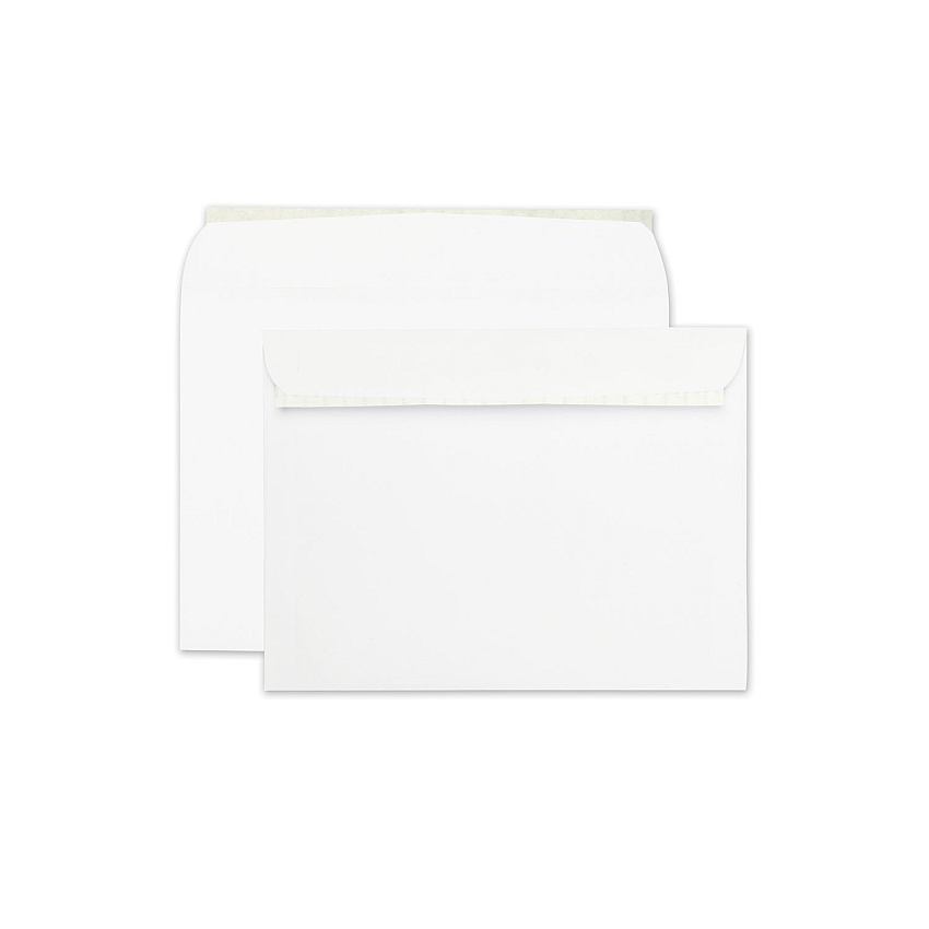Quality Park Open-Side Booklet Envelope, #10 1/2, Cheese Blade Flap, Redi-Strip Closure, 9 x 12, White, 100/Box (44580)
