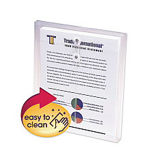 Smead Poly Interoffice Envelopes, End Load (Vertical), String and Button Closure, 9.75 x 11.63, Clear, 5/Pack (89540)
