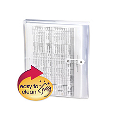 Smead Poly Interoffice Envelopes, Side Load (Horizontal), String and Button Closure, 9.75 x 11.63, Clear, 5/Pack (89521)