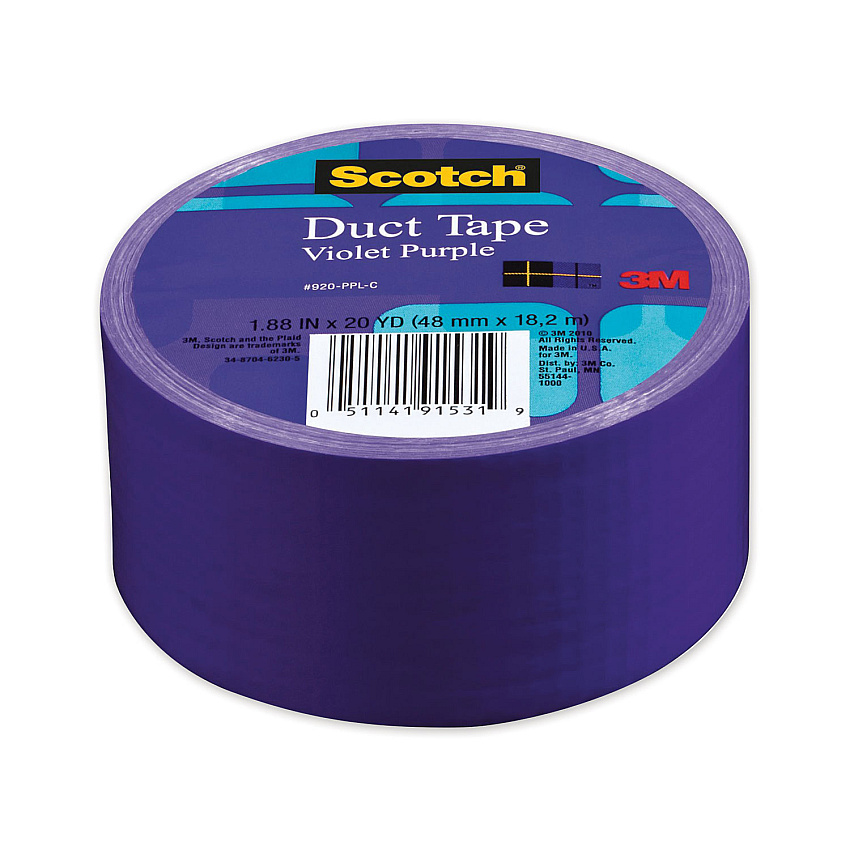 Scotch Duct Tape, 1.88" x 20 yds, Violet Purple (70005059251)