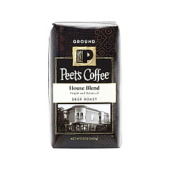 Peet's Coffee &amp; Tea House Blend Ground Coffee, 12 oz Bag (835261)