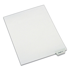 Avery-Style Preprinted Legal Bottom Tab Dividers, Exhibit O, Letter, 25/Pack (12388)