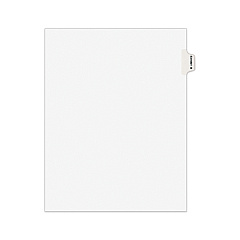 Avery-Style Preprinted Legal Side Tab Divider, Exhibit B, Letter, White, 25/Pack, (1372) (01372)