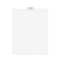 Avery-Style Preprinted Legal Bottom Tab Divider, Exhibit C, Letter, White, 25/PK (11942)
