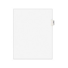 Avery-Style Preprinted Legal Side Tab Divider, Exhibit C, Letter, White, 25/Pack, (1373) (01373)