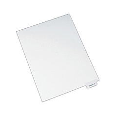 Avery-Style Preprinted Legal Bottom Tab Dividers, Exhibit T, Letter, 25/Pack (12393)