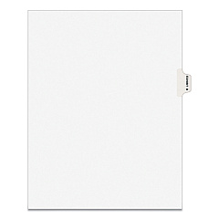 Avery-Style Preprinted Legal Side Tab Divider, Exhibit D, Letter, White, 25/Pack, (1374) (01374)