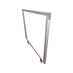 Ghent Desktop Acrylic Protection Screen, 59 x 1 x 24, Frosted (DPSF2459A)