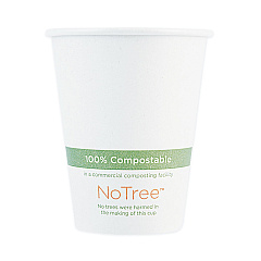 World Centric NoTree Paper Hot Cups, 4 oz, Natural, 1,000/Carton (CUSU4)