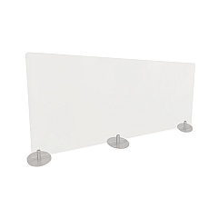 Ghent Desktop Free Standing Acrylic Protection Screen, 59 x 5 x 24, Frost (DPSF2459F)