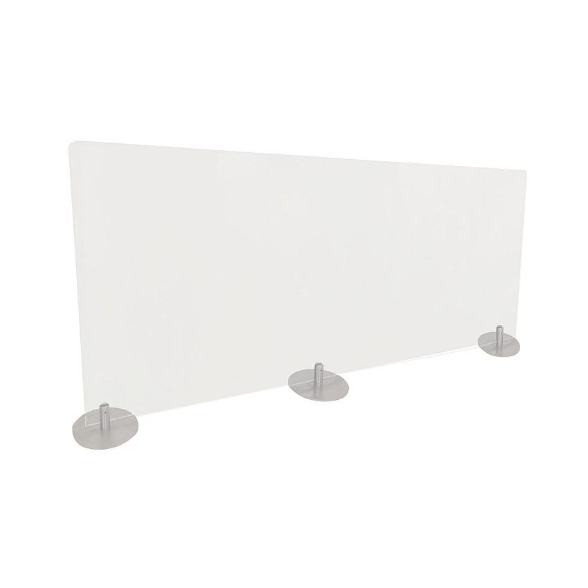 Ghent Desktop Free Standing Acrylic Protection Screen, 59 x 5 x 24, Frost (DPSF2459F)
