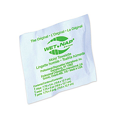 Sani Professional Wet-Nap Premoistened Towelettes, 5 x 7 3/4, White, 100/Pack, 10 Packs/Carton (D11055)