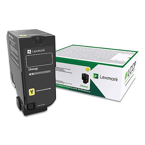 Lexmark 74C00YG Yellow Toner Cartridge for US Government