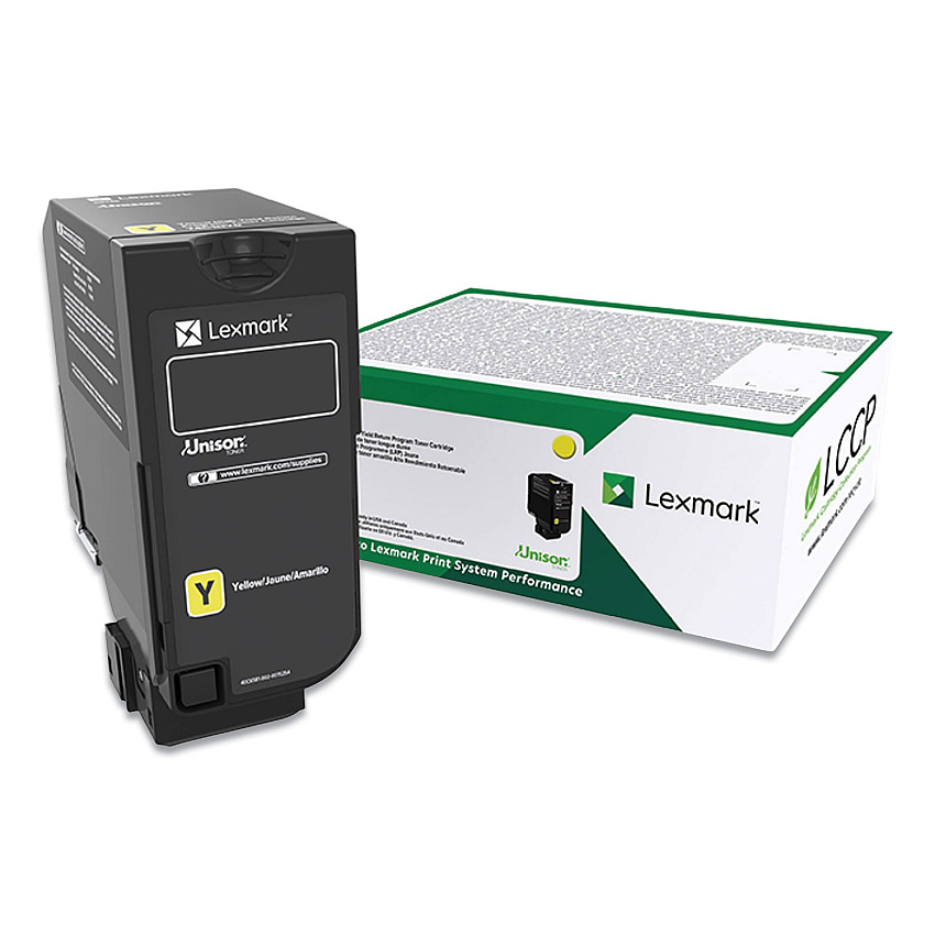 Lexmark 74C00YG Yellow Toner Cartridge for US Government