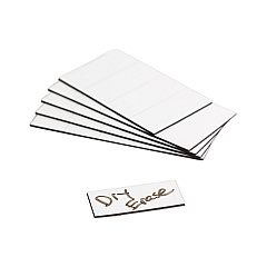 U Brands Dry Erase Magnetic Tape Strips, 2" x 0.88", White, 25/Pack (FM2418)
