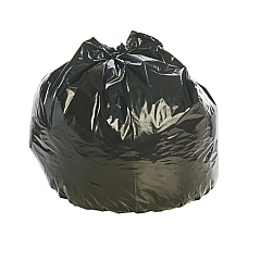 AbilityOne 8105015173667, SKILCRAFT Recycled Content Trash Can Liners, 33 gal, 1.3 mil, 33" x 39", Brown/Black, 33/Box