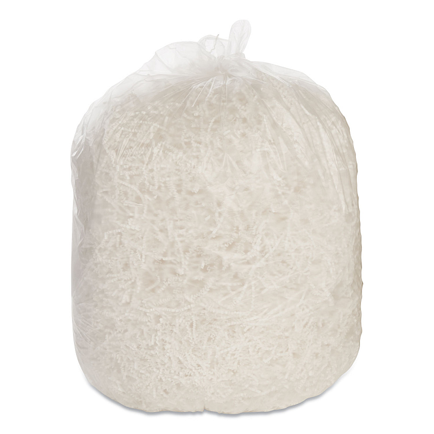 AbilityOne 8105015171372, SKILCRAFT High Density Trash Can Liner, 15 gal, 6 microns, 24" x 33", Natural, 24/Box
