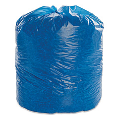 AbilityOne 8105015173665, SKILCRAFT Biohazard and Healthcare Can Liners, 33 gal, 1.2 mil, 30.5" x 43", Blue, 30/Box