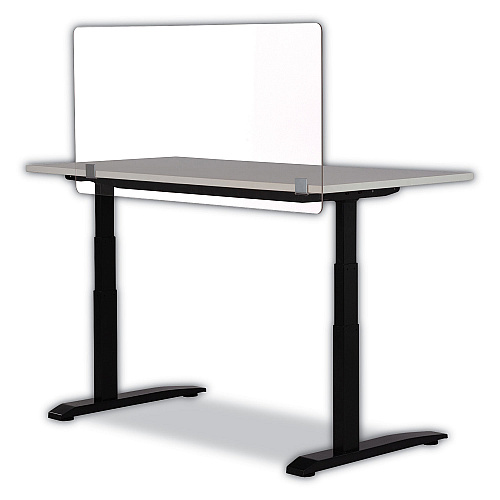 Safco 7516 Series Wellness Panel, 47.5 x 2.5 x 23.5, Acrylic, Clear (7516CL)
