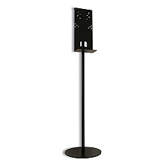 Vulcan Hand Sanitizer Stand, 12" dia x 48" h, Black (102468401BA)