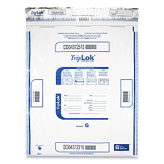 TripLOK Deposit Bag, Plastic, 19 x 23, Clear, 250/Carton (585056)