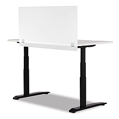 Safco 7516 Series Wellness Panel, 47.5 x 2.5 x 23.5, Acrylic, White (7516WH)