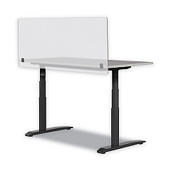 Safco 7517 Series Wellness Panel, 59.5 x 2.5 x 23.5, Acrylic, Frosted (7517FR)