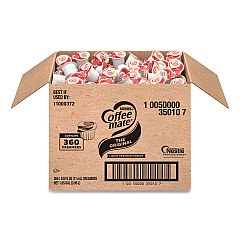 Coffee mate Liquid Coffee Creamer, Original, 0.38 oz Mini Cups, 360/Carton (35010)