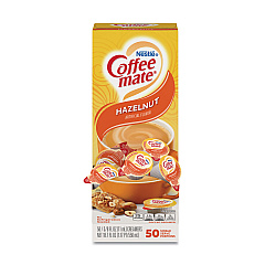 Coffee mate Liquid Coffee Creamer, Hazelnut, 0.38 oz Mini Cups, 50/Box (35180BX)