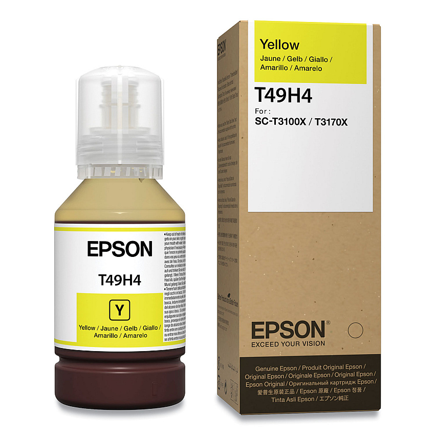 Epson T49h Yellow Ink Bottle 140 Ml (T49H400)