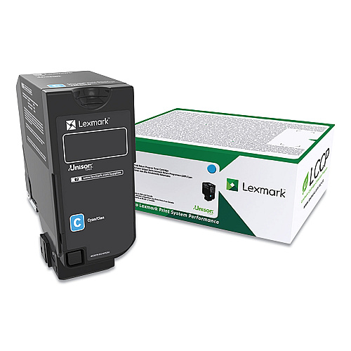 Lexmark 74C00CG Cyan Toner Cartridge for US Government