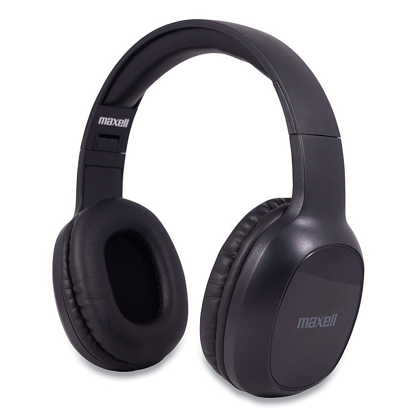 Maxell Bass 13 Wireless Headphone with Mic, Black (199793)