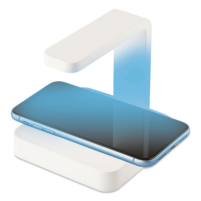 Itek Sterilizer and Wireless Phone Charger, White (UV61782)