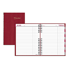 Brownline CoilPro Daily Planner, 10 x 7.88, Red Cover, 12-Month (Jan to Dec): 2023 (C550CRED)