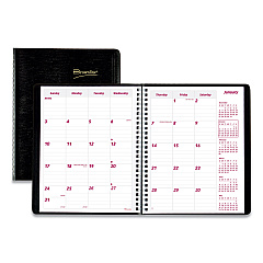 Brownline Essential Collection 14-Month Ruled Monthly Planner, 8.88 x 7.13, Black Cover, 14-Month (Dec to Jan): 2022 to 2024 (CB1200BLK)