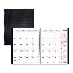 Brownline DuraFlex 14-Month Planner, 11 x 8.5, Black Cover, 14-Month (Dec to Jan): 2022 to 2024 (CB1262VBLK)