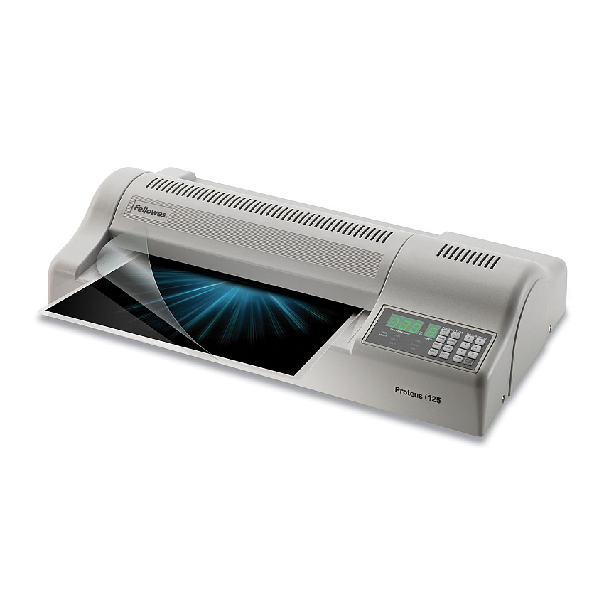 Fellowes Proteus 125 Laminator, Six Rollers, 12" Max Document Width, 10 mil Max Document Thickness (5709501)