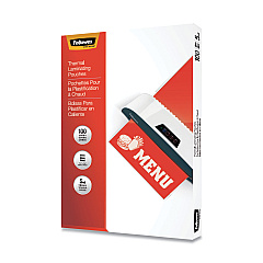 Fellowes Thermal Laminating Pouches, 5 mil, 11.5" x 17.5", Matte Clear, 100/Pack (5746001)