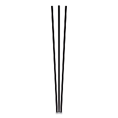 Berkley Square Unwrapped Round Stirrers, 7.75", Polypropylene, Black, 500/Pack (1241207)